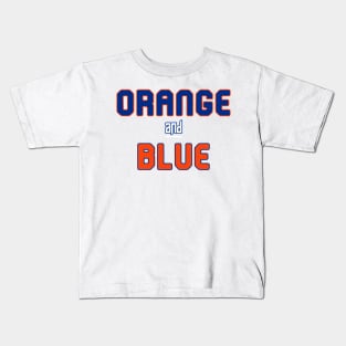 Orange and Blue Kids T-Shirt